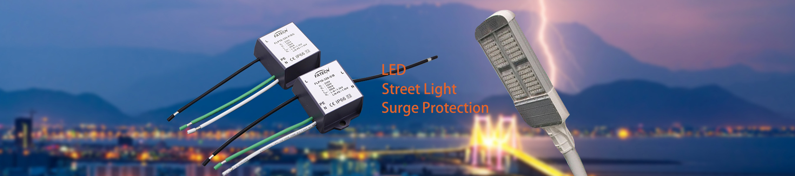 LED Street light surge protection